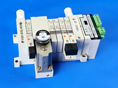 SMC Model SQ Solenoid Manifold 2x VVQ1000 / 2x VQ1101 -5-Q EX120-SDN1