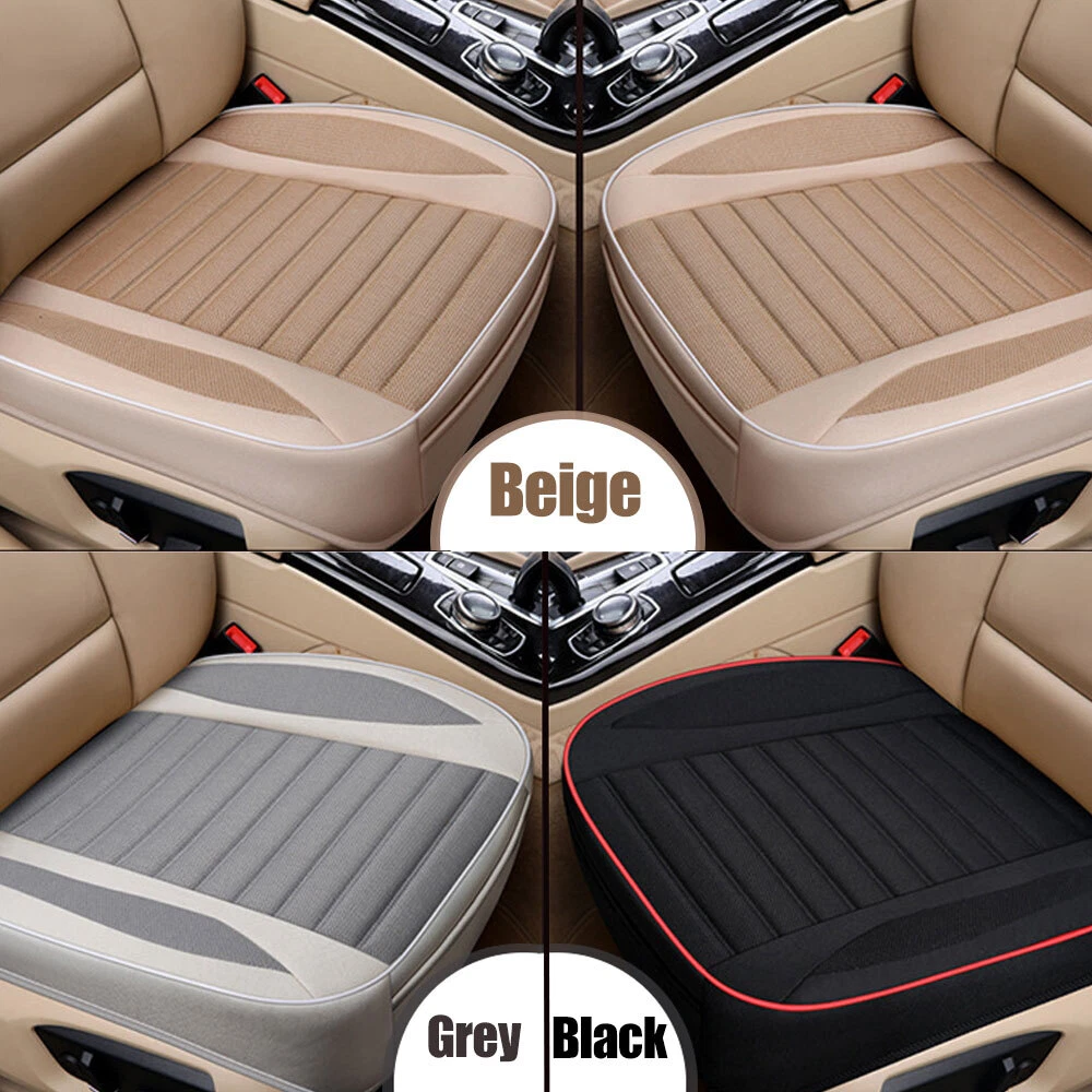 Car Seat Cover Flax Cushion Breathable Door Seasons Auto Universal