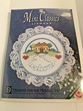 Designs for the Needle WELCOME 3604 Stamped Cross Stitch Kit 5" 184 NIP
