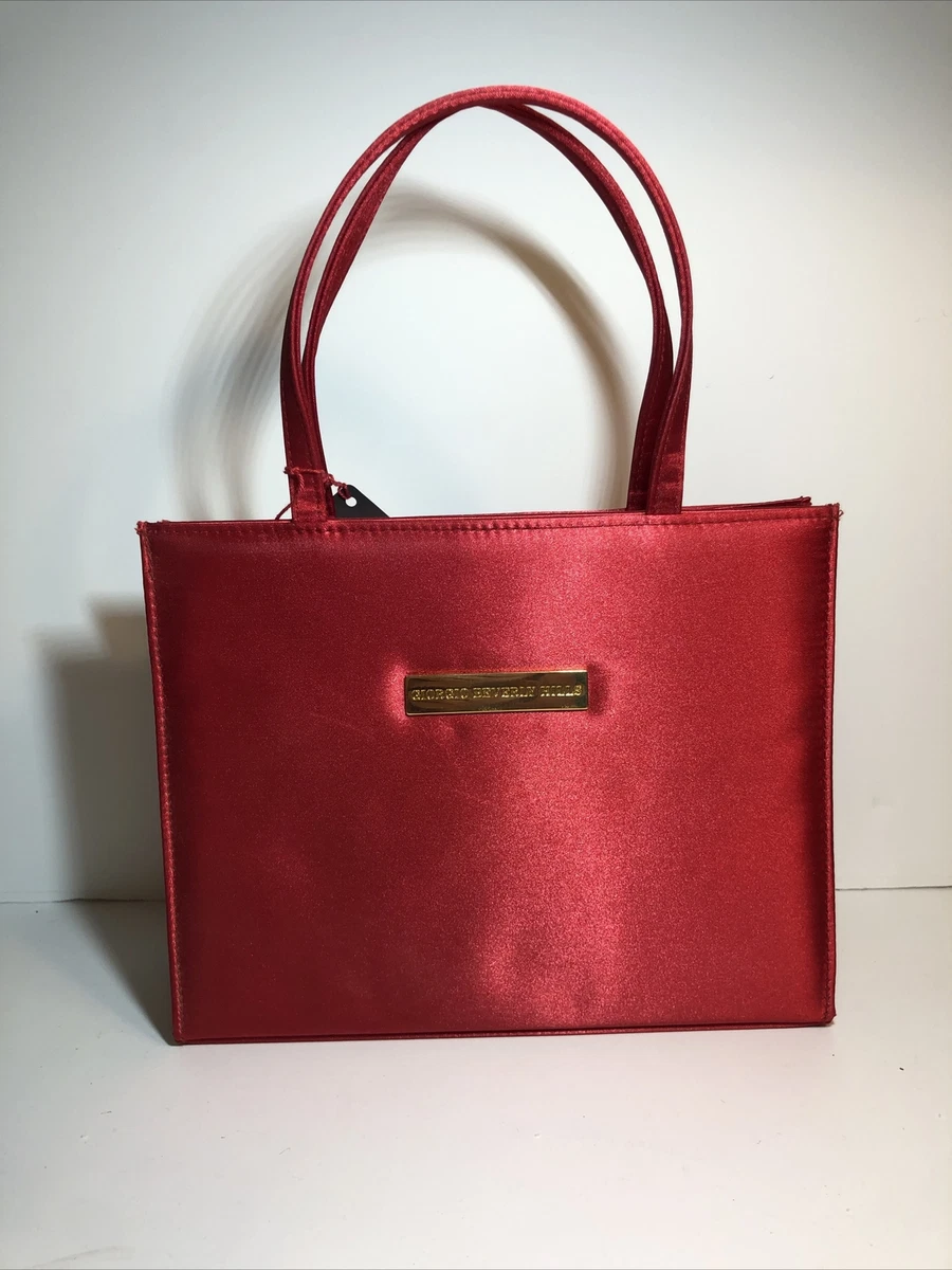 Giorgio Beverly Hills Red Fabric Large Tote Bag Purse Promotional Piece NWT  | eBay