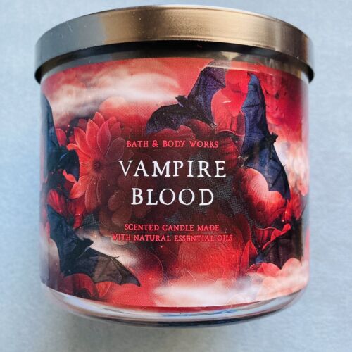 NEW Vampire Blood 3-Wick Candle 25-45 burn hours Bath & Body Works - Picture 1 of 3