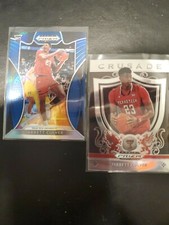 2019 Panini Prizm Jarrett Culver RC Blue Refractor & Crusade Base