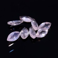 WHOLESALE NATURAL ROSE QUARTZ FACETED MARQUISE SHAPE LOOSE GEMSTONE