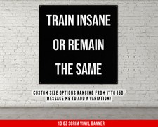 Workout Banner - Motivational Gym Decor - Fitness Wall Art