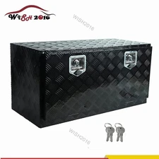 36"X17"X18" Aluminum Pickup Truck Bed Trunk Storage Trailer Tongue Tool Box
