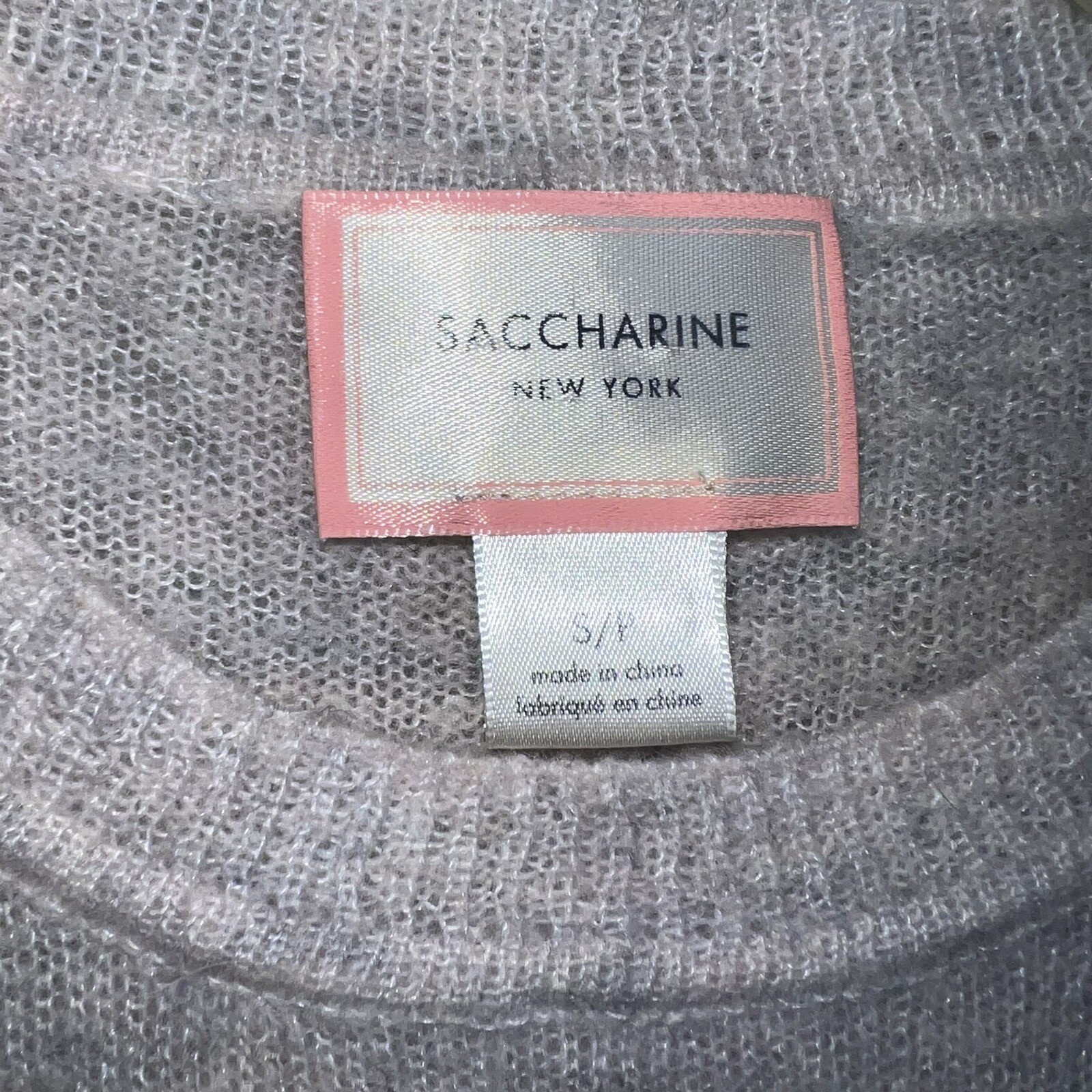 Saccharine New York Pullover SweaterAlpaca BlendFelted Dog HuskyTan