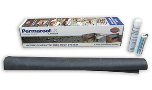 epdm rubber roofing shed kit 2m x 1.7m 6x4' roof felt