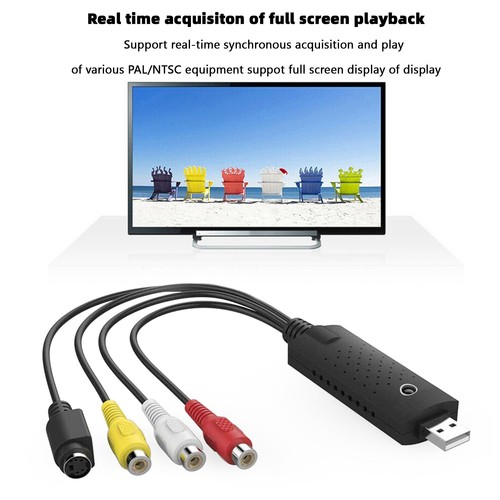 Video Capture Card VCR VHS to Digital DVD Converter Fit for Mac Windows 10 8 - Picture 9 of 13