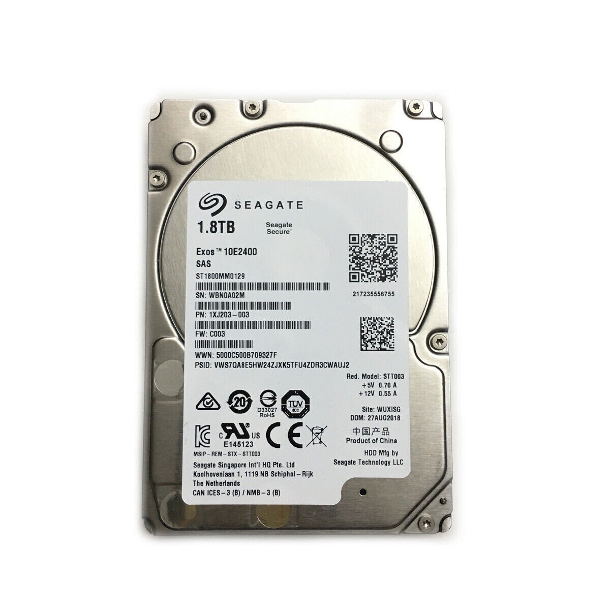 Seagate ST1800MM0129 1.8TB,Internal,10000RPM,2.5 inch Hard Drive