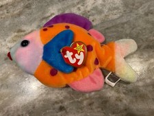 TY Beanie Baby - LIPS the Fish 8.25"...NEW