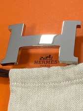 42mm H Belt Buckle Silver Sparkle