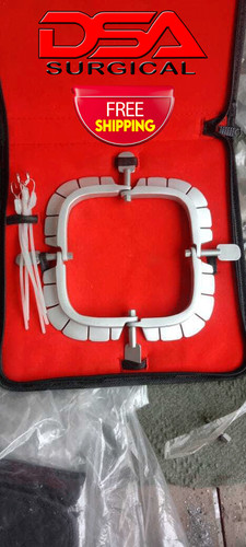 Lone Star Ring Veterinary Retractor with 10 Hooks Surgical Instruments Reusable