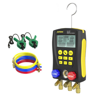 Elitech Kältemittel Monteurhilfe R32 R134a Digital Verteiler Klimaanlage HVAC 