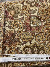 Waverly Antique Paisley 4 yards x 44" Wide 100 Cotton Duck Fabric