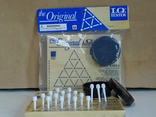 The Original IQ Tester Deluxe Edition USA Wood Brain Teaser Game New Old Stock