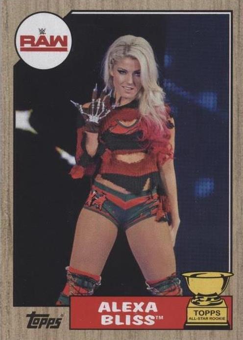 2017 Topps Heritage WWE - Alexa Bliss #40 - 1 of 1