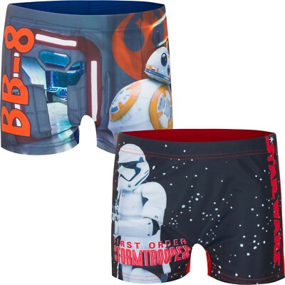 Star Wars Swim ShortsBoys Star Wars BB8 Swimming TrunksBB8 Swimshorts
