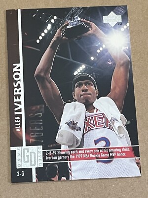 1997-98 UPPER DECK - ALLEN IVERSON SIXERS #93 | eBay