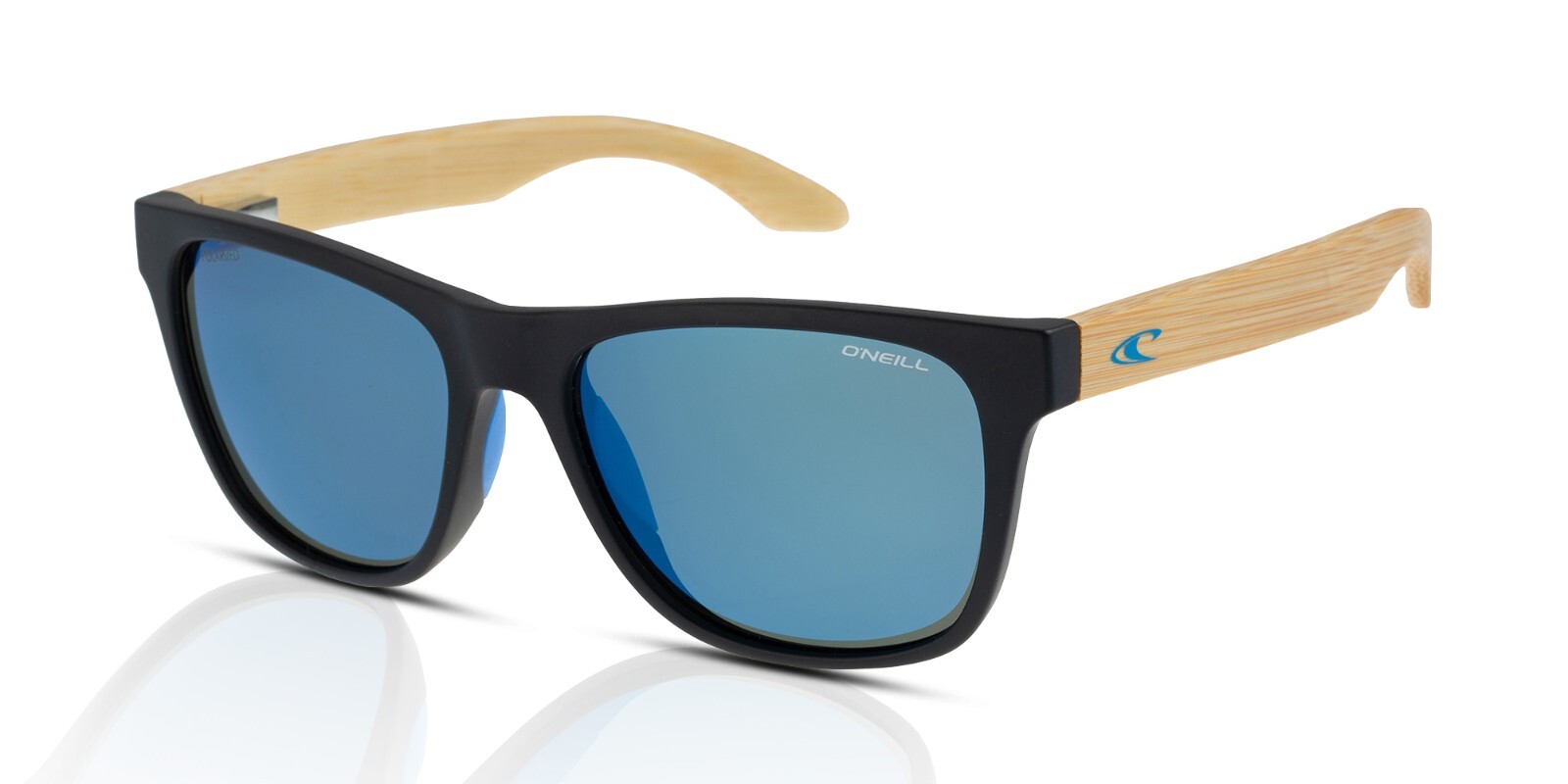 O'Neill Sunglasses Men's Polarised ONS-9016 2.0 104P Black/Bamboo/Blue Mirror