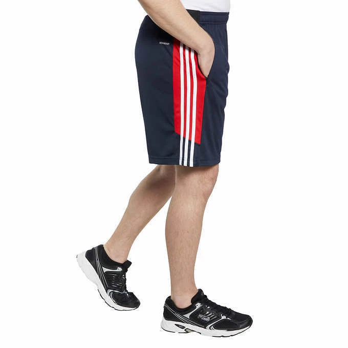 Adidas shorts with side zip best sale pockets
