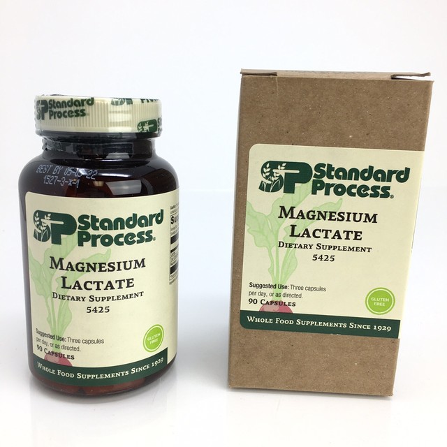 Standard Process Magnesium Lactate 90 Capsules 812122011235 for sale