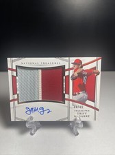2023 Panini National Treasures Griff McGarry patch Auto 44/49 Gold Phillies