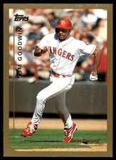 Tom Goodwin 1999 Topps Opening Day #65 Rangers MLB READ FREE SHIP AutographDen