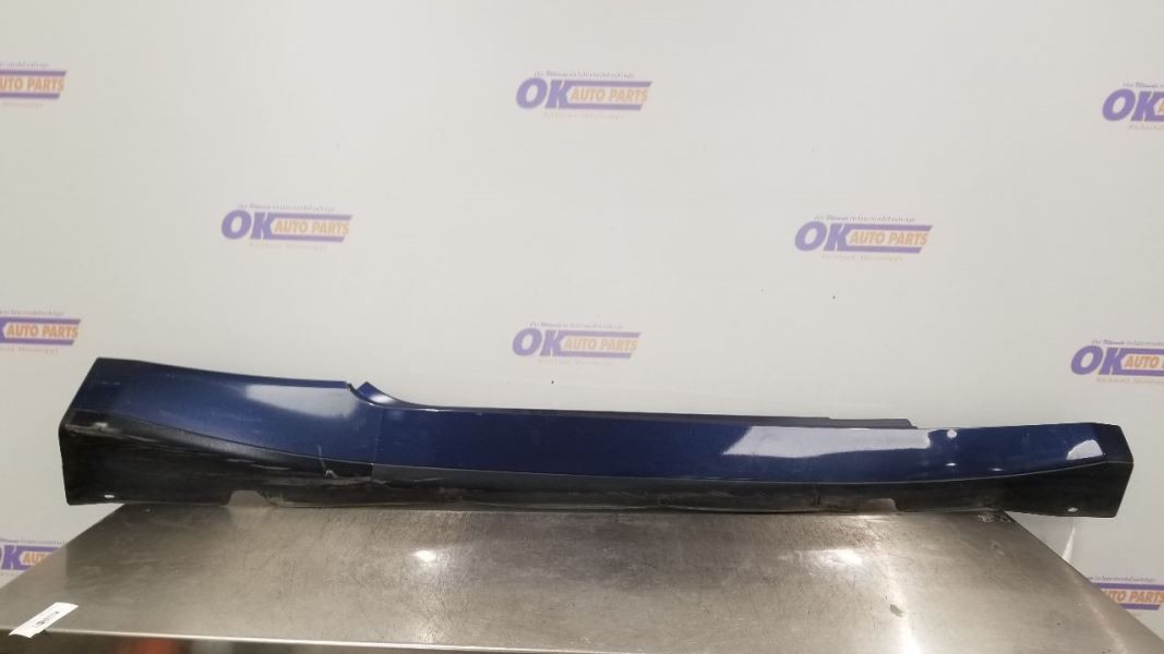 09 MASERATI GRANTURISMO ROCKER PANEL MOULDING SIDE SKIRT RIGHT PASSENGER BLUE