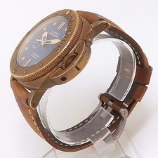 Panerai Luminor Submersible 1950 3 Days Bronze Leather Blue Men's Watch PAM00671 2