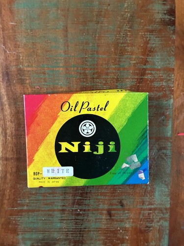 Niji Oil Pastels (Model ROP), white only vintage
