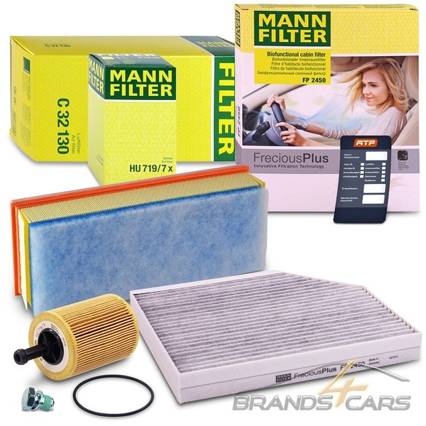 Mann-Filter Inspektionspaket Filtersatz A FÜR Audi A5 8T 2.0 TDI Q5 8R 2.0 TDI-image