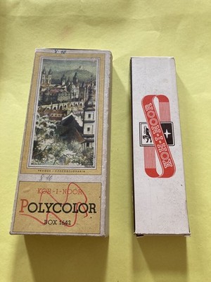 Konvolut Prag Werbe Set KOH-I-NOOR Polycolor 1642 Hardtmuth & 1500 12 Bleistifte