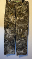 Realtree Camouflage Cargo Pants Boys Youth Size XL 14/16 Elastic Waist Sides L3 