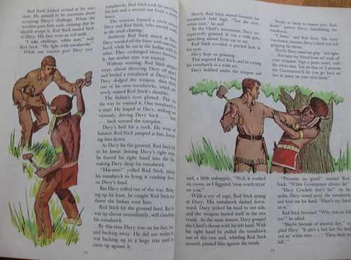 Vintage großes goldenes Buch ~ Walt Disney's Davy Crockett King of the Wild Frontier - Bild 15 von 24