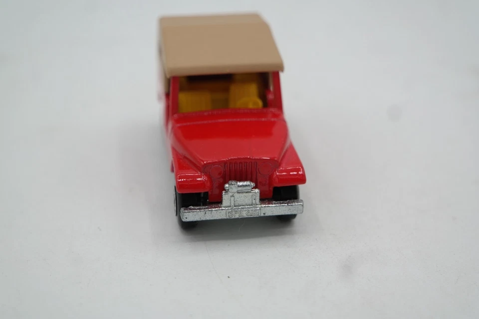 Vintage 1976 MATCHBOX Superfast Jeep CJ6 Red Loose 'Near Mint' No. 53 Lesney - Image 3 of 4