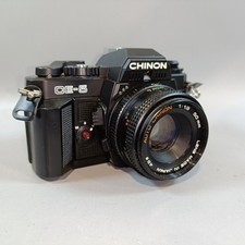 CHINON CE-5 35mm SLR Film Camera + Chinon 50mm F1.9 Lens 35mm SLR Camera 