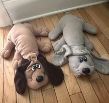 Lot Of 2 Vintage Tonka Pound Puppies 18 Brown Grey 1985