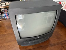 Samsung TV VCR Combo CXJ1331 - 13" CRT VHS - Tested Partially Working READ