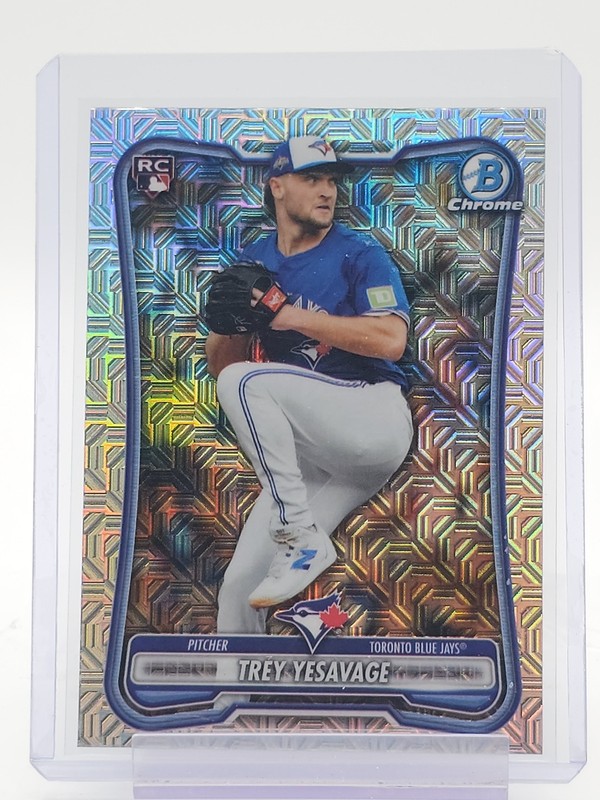 TREY YESAVAGE 2025 BOWMAN CHROME MEGA BOX ROOKIE MOJO REFRACTOR #41 Q3701