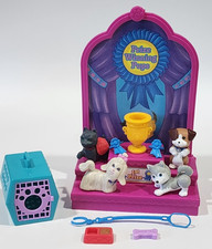 Vintage 1993 Kenner Littlest Pet Shop Prize Winning Pups Playset