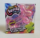 PINK Glitter Balloon Dog Squishy, IrreSquishTible Stretchy Squeeze Toy By Ja-Ru