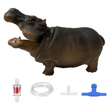 Fish Tank Bubbler Decorations Aquarium Ornament Kit with Air Stone Pump - Hip...