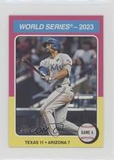 2024 Topps Heritage Mini World Series Highlights Marcus Semien #464 3q7