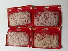 Holiday Style Light Clips 200 Total 4 Packs Of 50