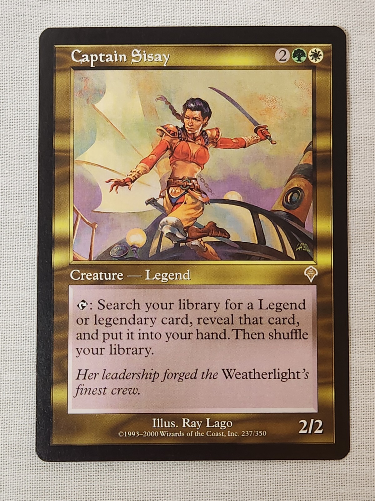 NM Captain Sisay Invasion Mtg Magic the Gathering