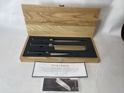Kamikoto Kankepi Chefs Kitchen Knife Set New In The Box With COA