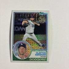 2018 Topps Chrome 1983 Silver Pack Mojo Refractor Clayton Kershaw #10