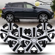 17inch Wheel Rims Covers Replacement for 2013-2018 Toyota RAV4 Set of 4 Hub Caps