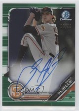 2019 Bowman Chrome Prospects Green Refractor 84/99 Sean Hjelle #CPA-SH Auto 0b0