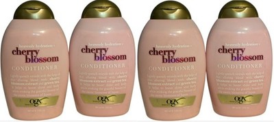 4 Pack OGX Cherry Blossom Conditioner Heavenly Hydration Sulfate Free 13 fl oz